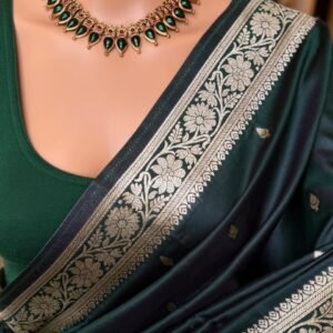 Fabric : - Pure Soft Banarasi Silk Saree