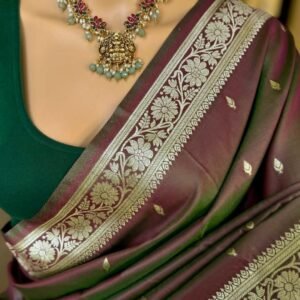 Fabric : - Pure Soft Banarasi Silk Saree