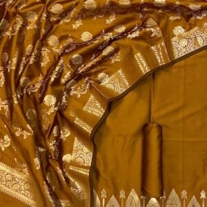 Exclusive Banarasi Unstitched Salwar kameez with Dupatta