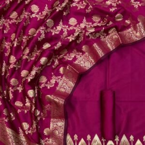 Exclusive Banarasi Unstitched Salwar kameez with Dupatta